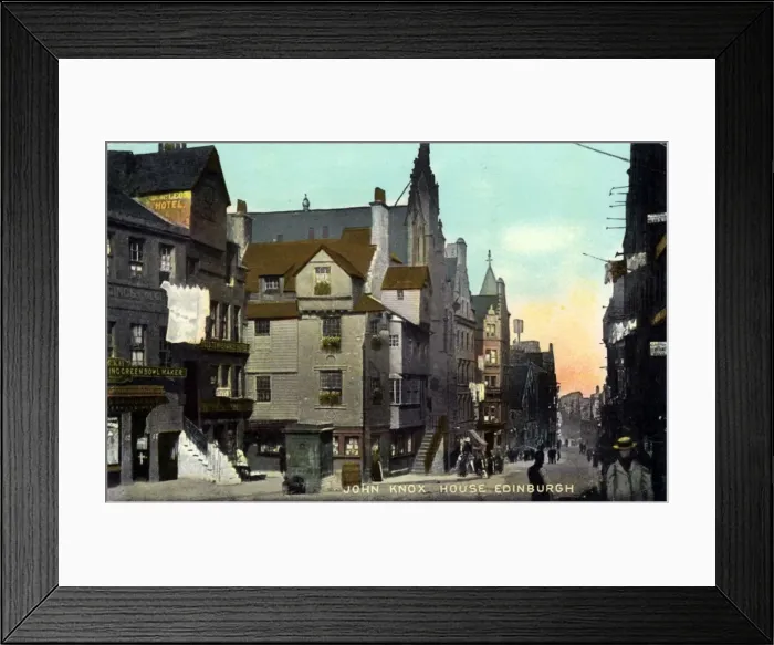 Framed Print : John Knox House, Edinburgh, Midlothian Framed Print : John Knox House, Edinburgh, Midlothian