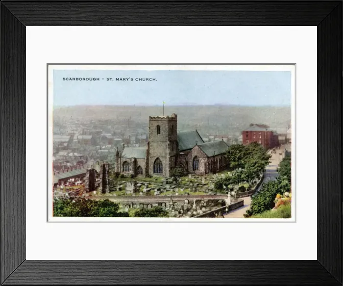 Framed Print : St Marys Church, Scarborough, Yorkshire Framed Print : St Marys Church, Scarborough, Yorkshire
