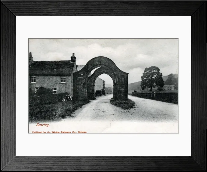 Framed Print : Abbey Gateway - Sawley Abbey, Sawley, Lancashire Framed Print : Abbey Gateway - Sawley Abbey, Sawley, Lancashire