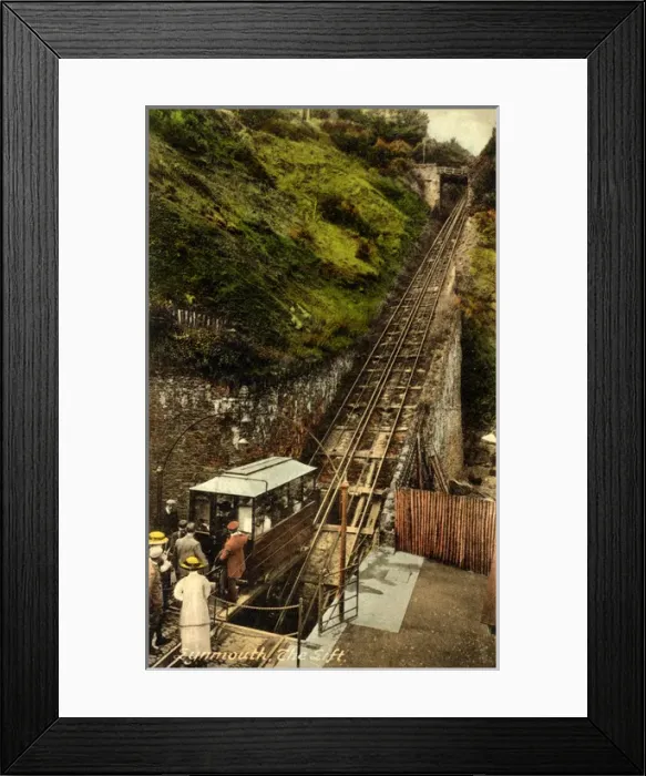 Framed Print : The Lift, Lynmouth, Devon Framed Print : The Lift, Lynmouth, Devon