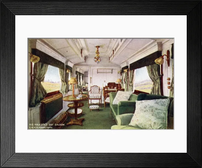 Framed Print : King Edward VII - Day Saloon Car Framed Print : King Edward VII - Day Saloon Car