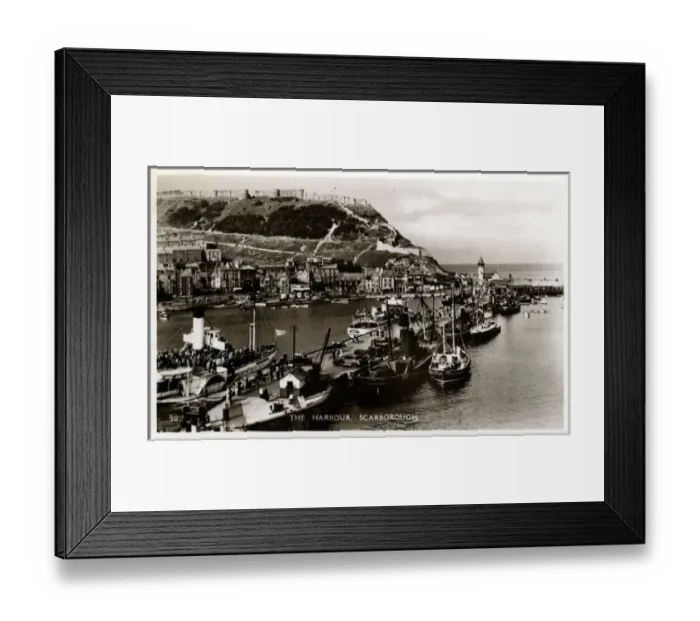 Framed Print : The Harbour, Scarborough, Yorkshire Framed Print : The Harbour, Scarborough, Yorkshire