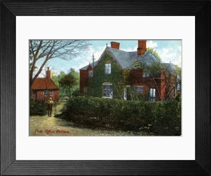 Framed Print : Post Office, Fritton, Norfolk Framed Print : Post Office, Fritton, Norfolk