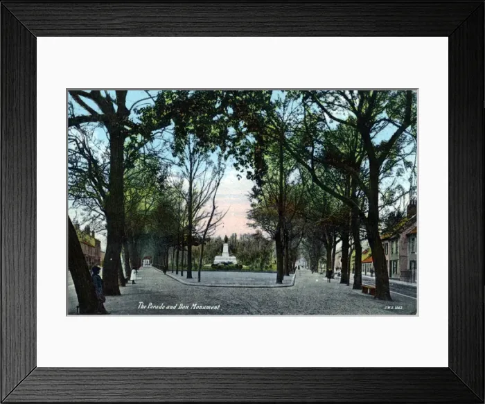 Framed Print : Parade & Don Monument, St Helier, Jersey Framed Print : Parade & Don Monument, St Helier, Jersey