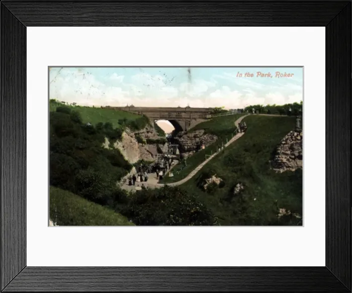 Framed Print : The Park, Roker, County Durham Framed Print : The Park, Roker, County Durham