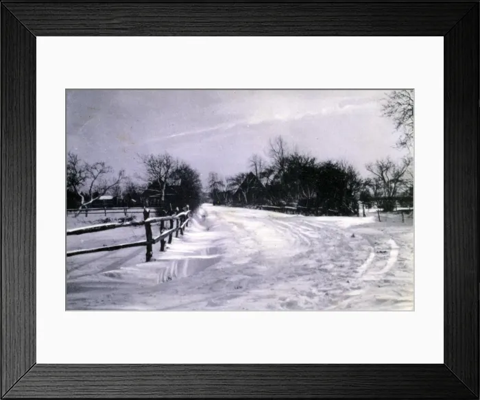 Framed Print : Rural Snow Scene, Stamford, Lincolnshire Framed Print : Rural Snow Scene, Stamford, Lincolnshire