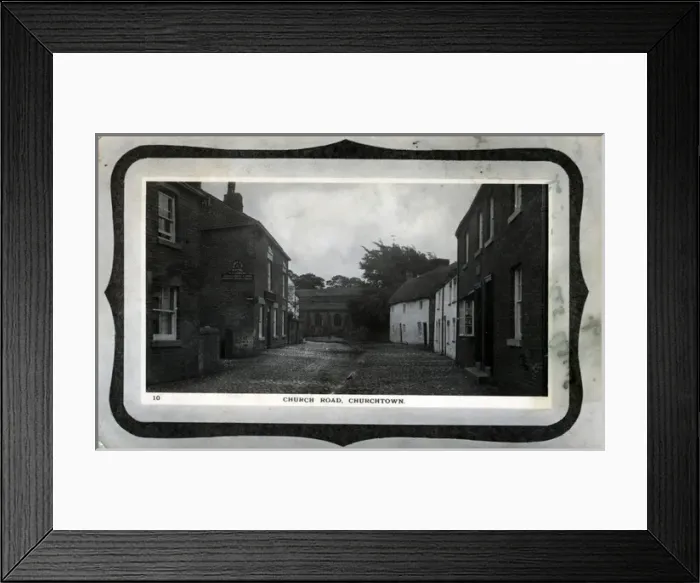 Framed Print : Church Road, Churchtown, Lancashire Framed Print : Church Road, Churchtown, Lancashire