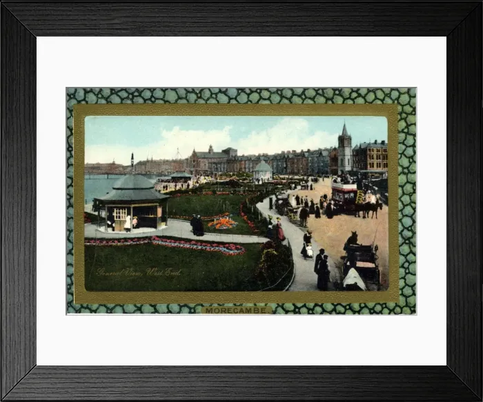 Framed Print : West End, Morecambe, Lancashire Framed Print : West End, Morecambe, Lancashire
