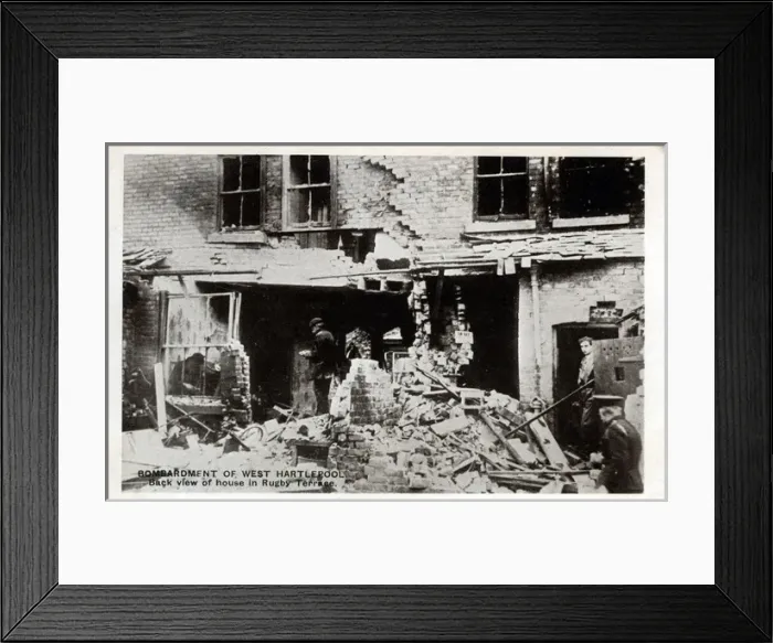 Framed Print : Rugby Terrace, Hartlepool, Northumberland Framed Print : Rugby Terrace, Hartlepool, Northumberland