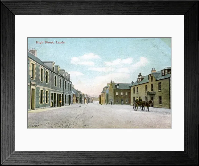 Framed Print : The Village, Lauder, Midlothian
