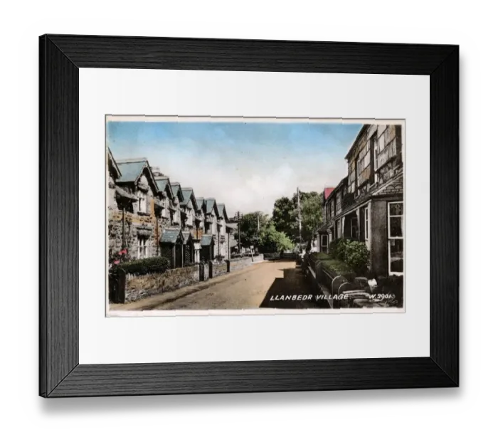 Framed Print : The Village, Llanbedr, Denbighshire Framed Print : The Village, Llanbedr, Denbighshire