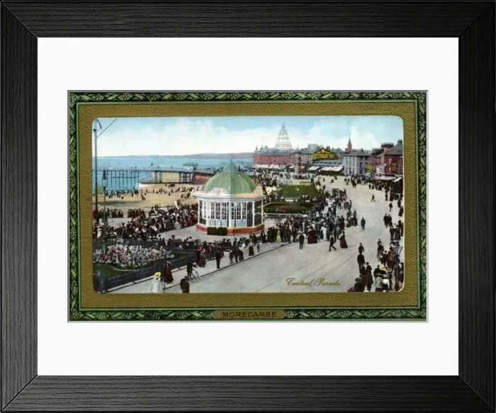 Framed Print : Central Parade, Morecambe, Lancashire Framed Print : Central Parade, Morecambe, Lancashire