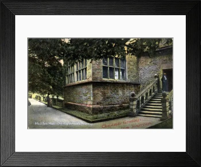 Framed Print : Haddon Hall - Dorothy Vernons Doorway, Bakewell, Derbyshire Framed Print : Haddon Hall - Dorothy Vernons Doorway, Bakewell, Derbyshire