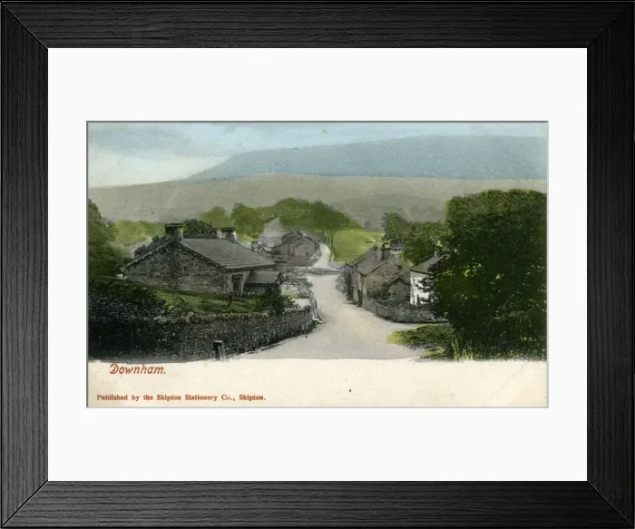 Framed Print : The Village, Downham, Lancashire Framed Print : The Village, Downham, Lancashire