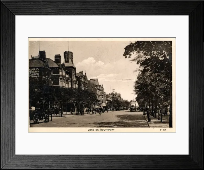 Framed Print : Lord Street, Southport, Lancashire