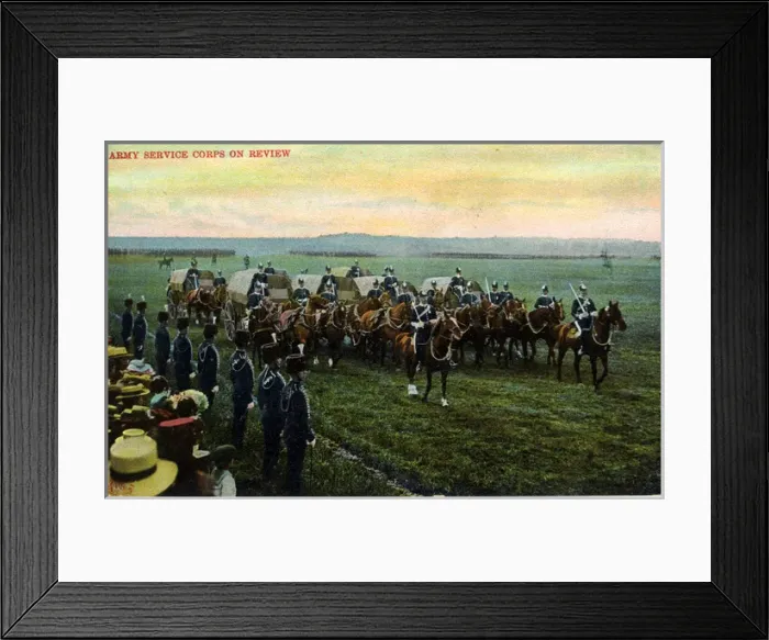 Framed Print : Army Service Corps on Review Framed Print : Army Service Corps on Review