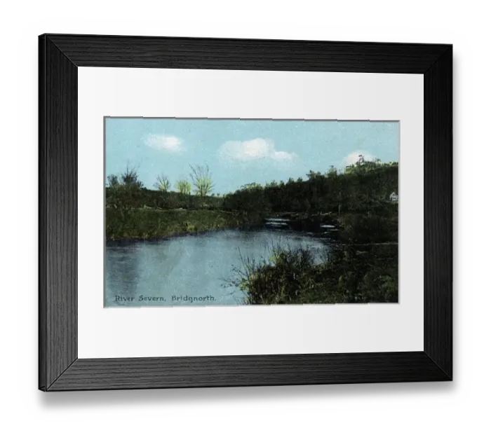 Framed Print : River Severn, Bridgnorth, Shropshire