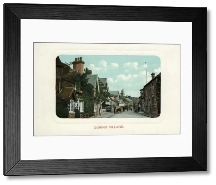 Framed Print : The Village, Goring, Berkshire Framed Print : The Village, Goring, Berkshire