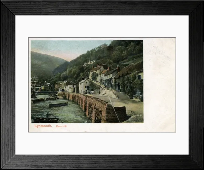Framed Print : Mars Hill, Lynmouth, Devon Framed Print : Mars Hill, Lynmouth, Devon