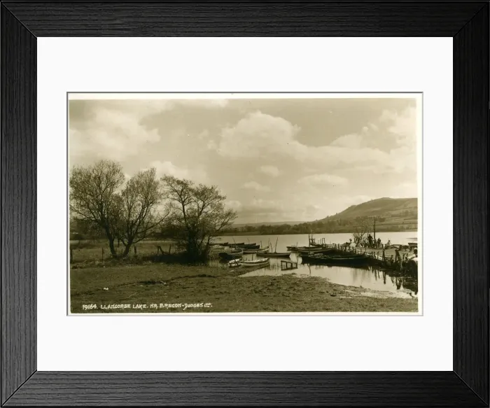 Framed Print : Llangorse Lake, Llangorse, Breconshire Framed Print : Llangorse Lake, Llangorse, Breconshire