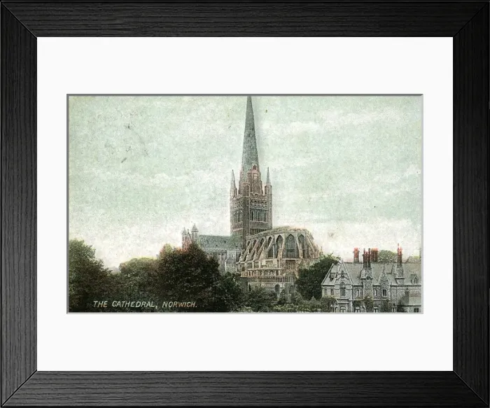 Framed Print : The Cathedral, Norwich, Norfolk Framed Print : The Cathedral, Norwich, Norfolk