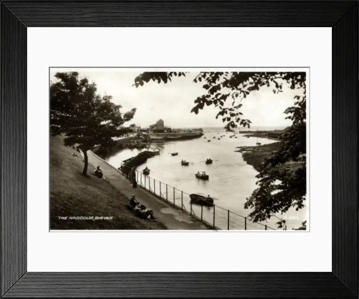 Framed Print : The Harbour, Girvan, Ayrshire