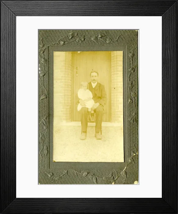 Framed Print : Father and Child, Godalming, Surrey Framed Print : Father and Child, Godalming, Surrey