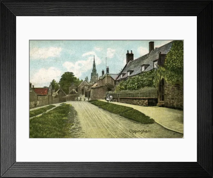 Framed Print : The Village, Uppingham, Leicestershire Framed Print : The Village, Uppingham, Leicestershire