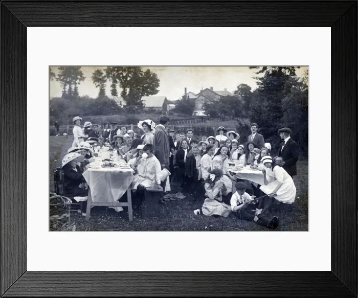 Framed Print : Tea Party, Kingsteignton, Devon Framed Print : Tea Party, Kingsteignton, Devon