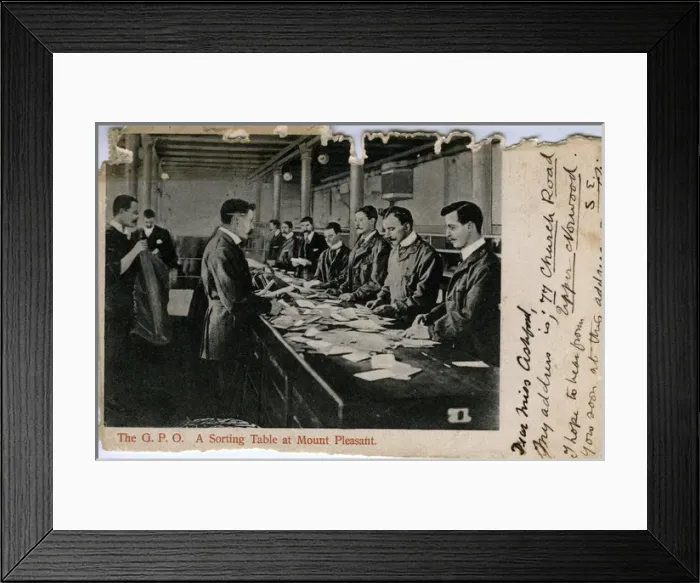 Framed Print : GPO Sorting Office, Mount Pleasant, London Framed Print : GPO Sorting Office, Mount Pleasant, London