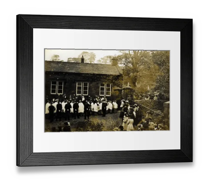 Framed Print : Choir & Congregation, Holme Chapel, Lancashire Framed Print : Choir & Congregation, Holme Chapel, Lancashire