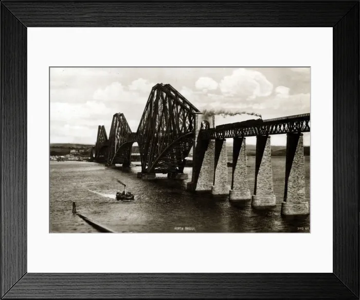 Framed Print : Forth Railway Bridge, South Queensferry, Midlothian Framed Print : Forth Railway Bridge, South Queensferry, Midlothian