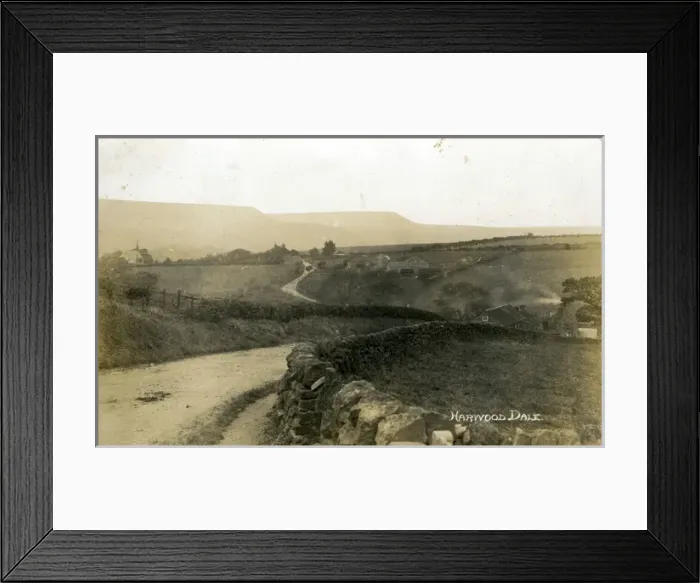 Framed Print : Cottages, Harwood Dale, Yorkshire Framed Print : Cottages, Harwood Dale, Yorkshire