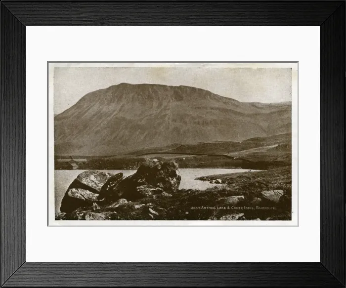 Framed Print : Arthog Lake & Cader Idris, Barmouth, Glamorgan Framed Print : Arthog Lake & Cader Idris, Barmouth, Glamorgan