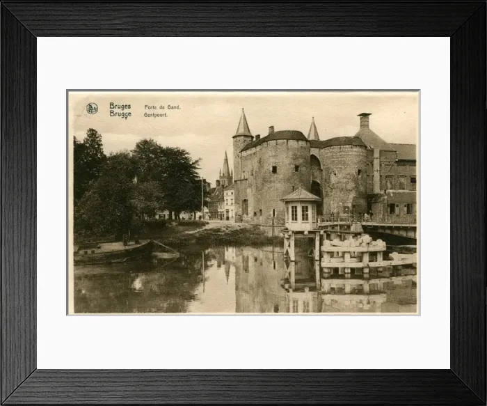 Framed Print : Port du Gand, Bruges - Brugge Framed Print : Port du Gand, Bruges - Brugge