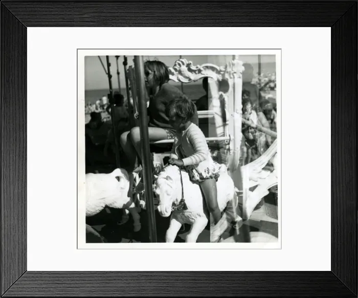 Framed Print : Fairground Carousel, Hythe, Hampshire Framed Print : Fairground Carousel, Hythe, Hampshire