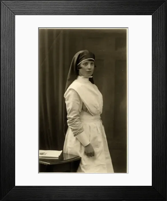 Framed Print : Teenage Nurse, Liverpool, Lancashire Framed Print : Teenage Nurse, Liverpool, Lancashire