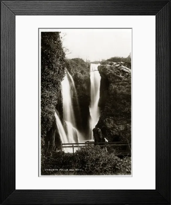 Framed Print : Dyserth Falls, Dyserth, Conwy - Clwyd Framed Print : Dyserth Falls, Dyserth, Conwy - Clwyd