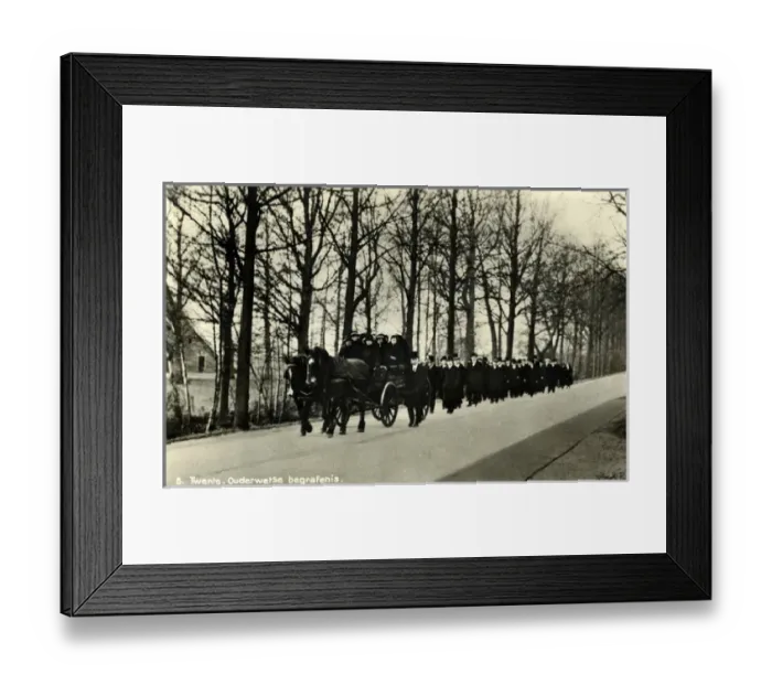 Framed Print : Funeral Procession, Twente