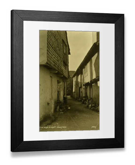 Framed Print : Flag Street, Hawkshead, Cumbria Framed Print : Flag Street, Hawkshead, Cumbria