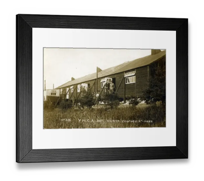 Framed Print : YMCA Hut, Codford St Mary, Wiltshire Framed Print : YMCA Hut, Codford St Mary, Wiltshire
