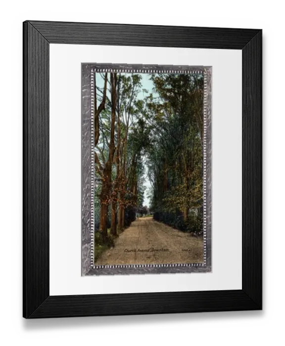 Framed Print : Church Avenue, Downham Market, Norfolk Framed Print : Church Avenue, Downham Market, Norfolk