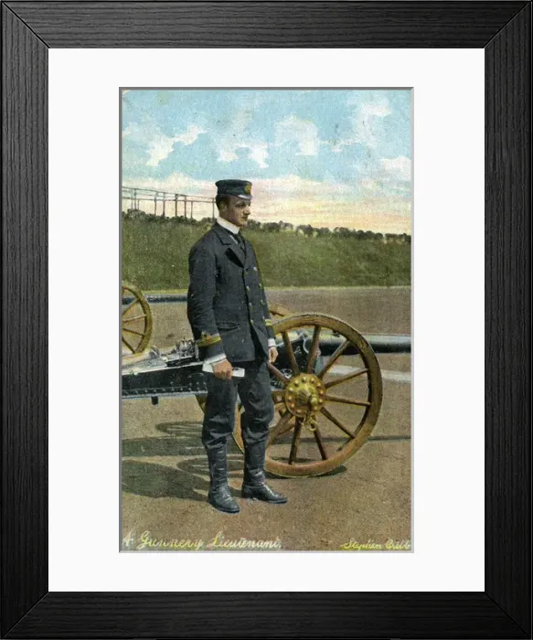 Framed Print : A Gunnery Lieutenant Framed Print : A Gunnery Lieutenant