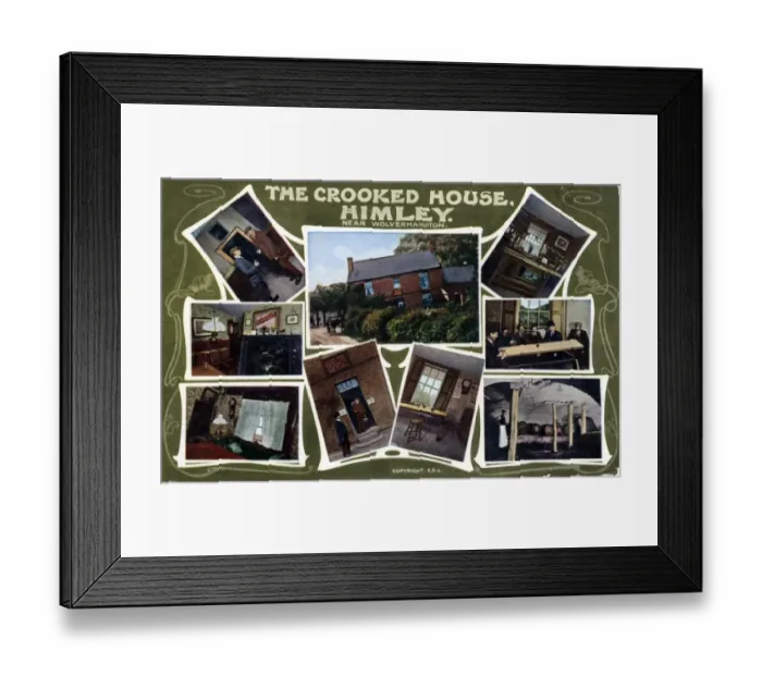 Framed Print : The Crooked House, Himley, Worcestershire Framed Print : The Crooked House, Himley, Worcestershire