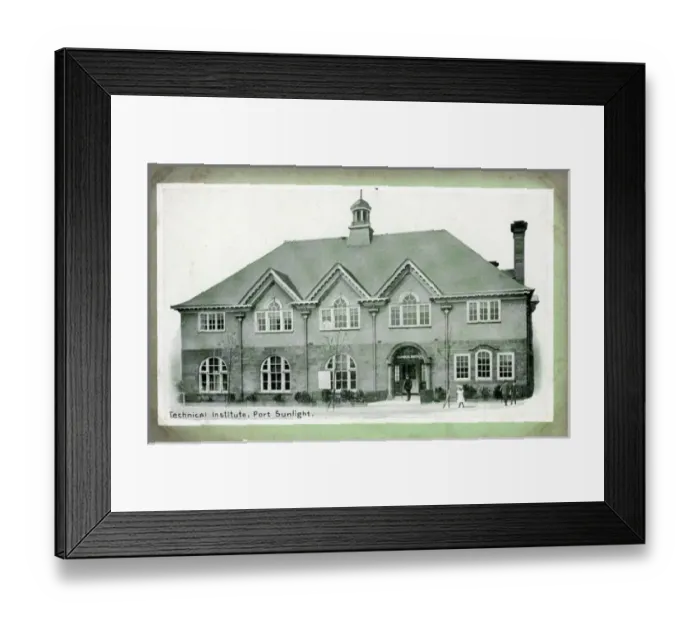 Framed Print : Technical Institute, Port Sunlight, Lancashire Framed Print : Technical Institute, Port Sunlight, Lancashire