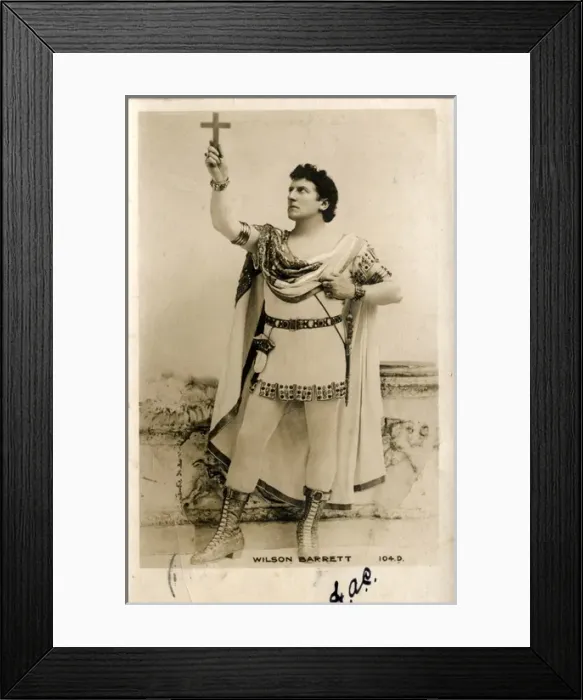 Framed Print : Actor Wilson Barrett Framed Print : Actor Wilson Barrett