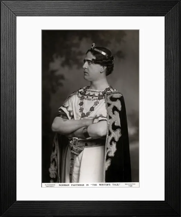 Framed Print : Actor Norman Partridge in The Winters Tale Framed Print : Actor Norman Partridge in The Winters Tale