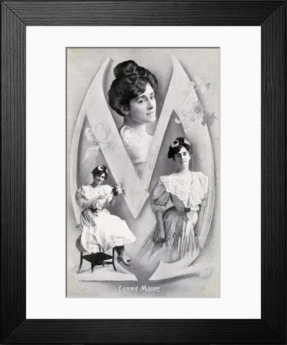 Framed Print : Actress Carrie Moore Framed Print : Actress Carrie Moore