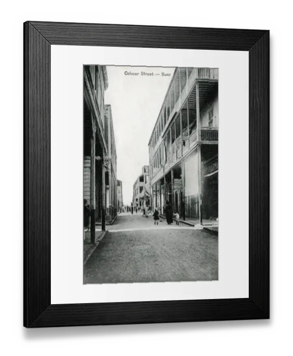 Framed Print : Colmar Street, Suez Framed Print : Colmar Street, Suez