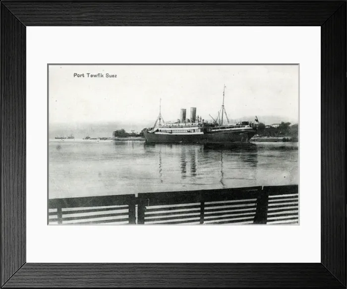 Framed Print : Port Tewfik, Suez Framed Print : Port Tewfik, Suez